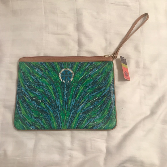 tory burch feather bag